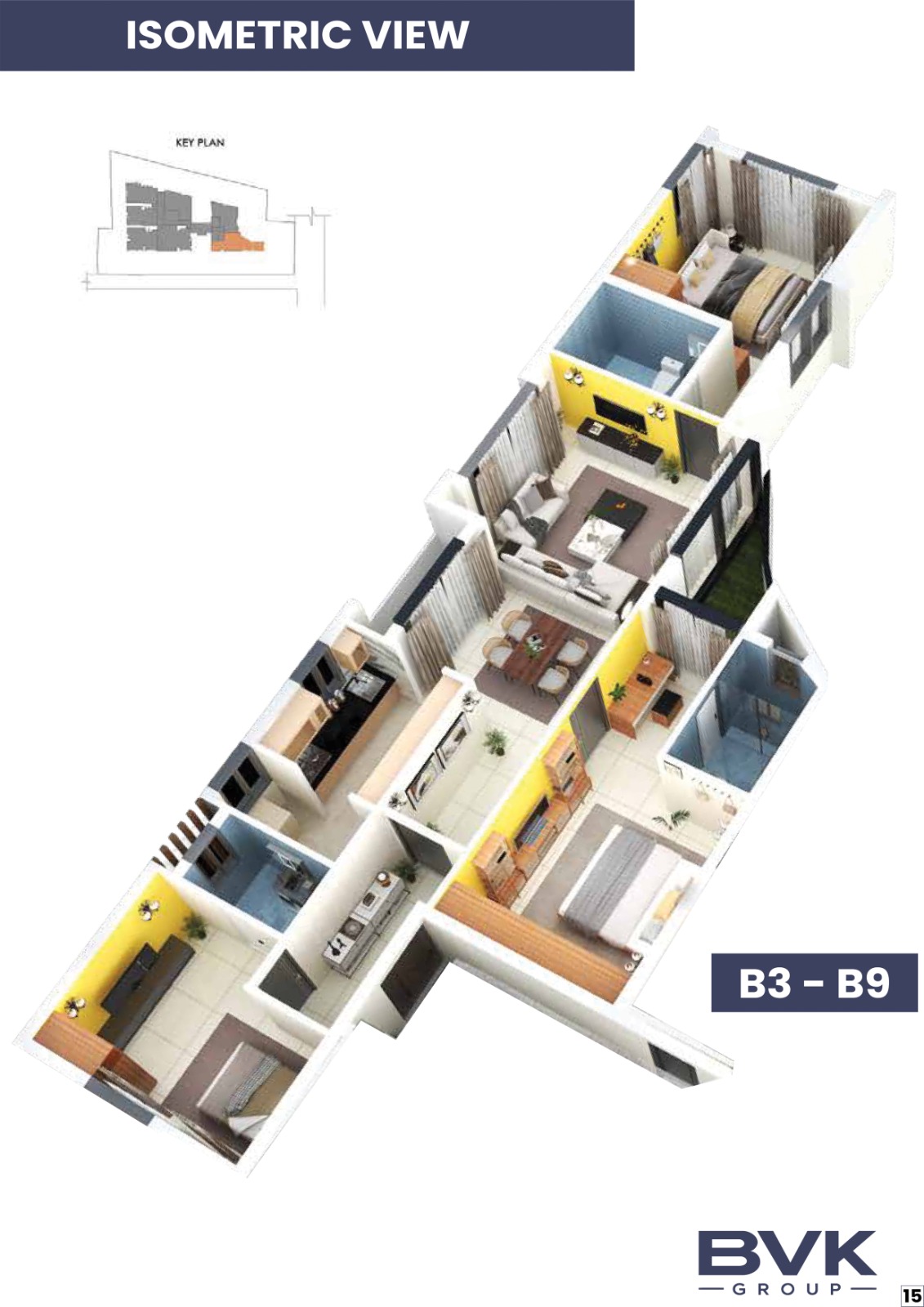 B3 B9 isometric